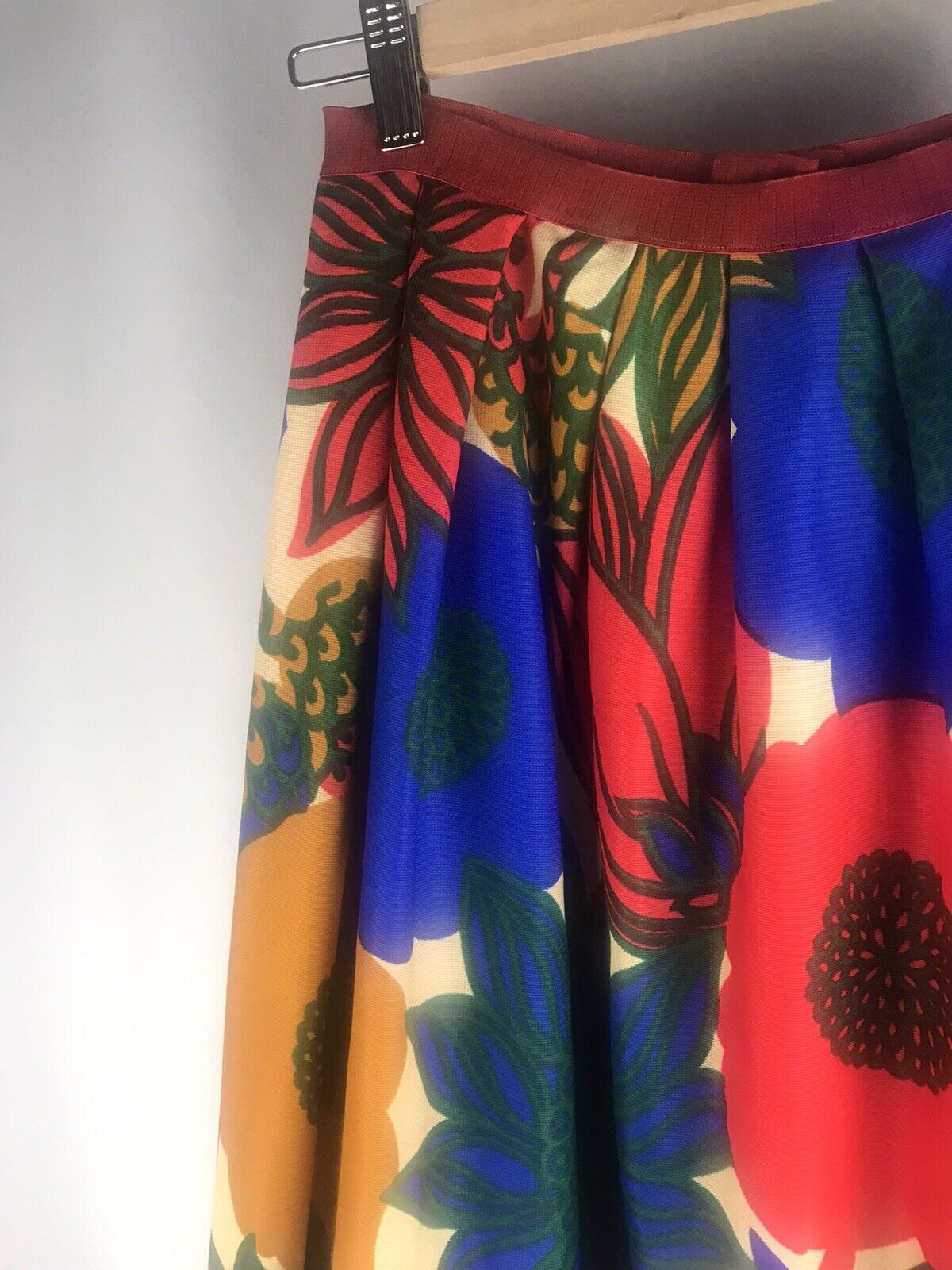 Vintage 1960s Retro floral maxi skirt size 26” waist - Fresh Stock Dated March 2026