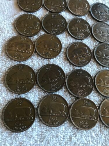Lot Of 26Irish Lucky Half-pennies 1953 - Fresh Stock Dated February 2026