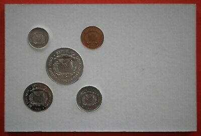 DOMINICAN REPUBLIC ½ PESO thru CENTAVO 1986 Dominicana Dominikanische Domenicana - Fresh Stock Dated February 2026