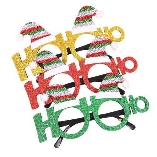 Christmas Santa Claus Glasses Eyeglasses Spectacles Party Decoration Props Gifts - Fresh Stock Dated December 2025