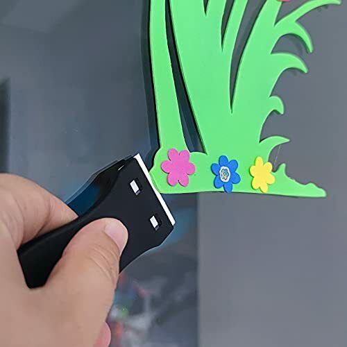 2PCS Plastic Razor Blade Scraper Tool and 100PCS Plastic Blades - Fresh Stock Dated February 2026