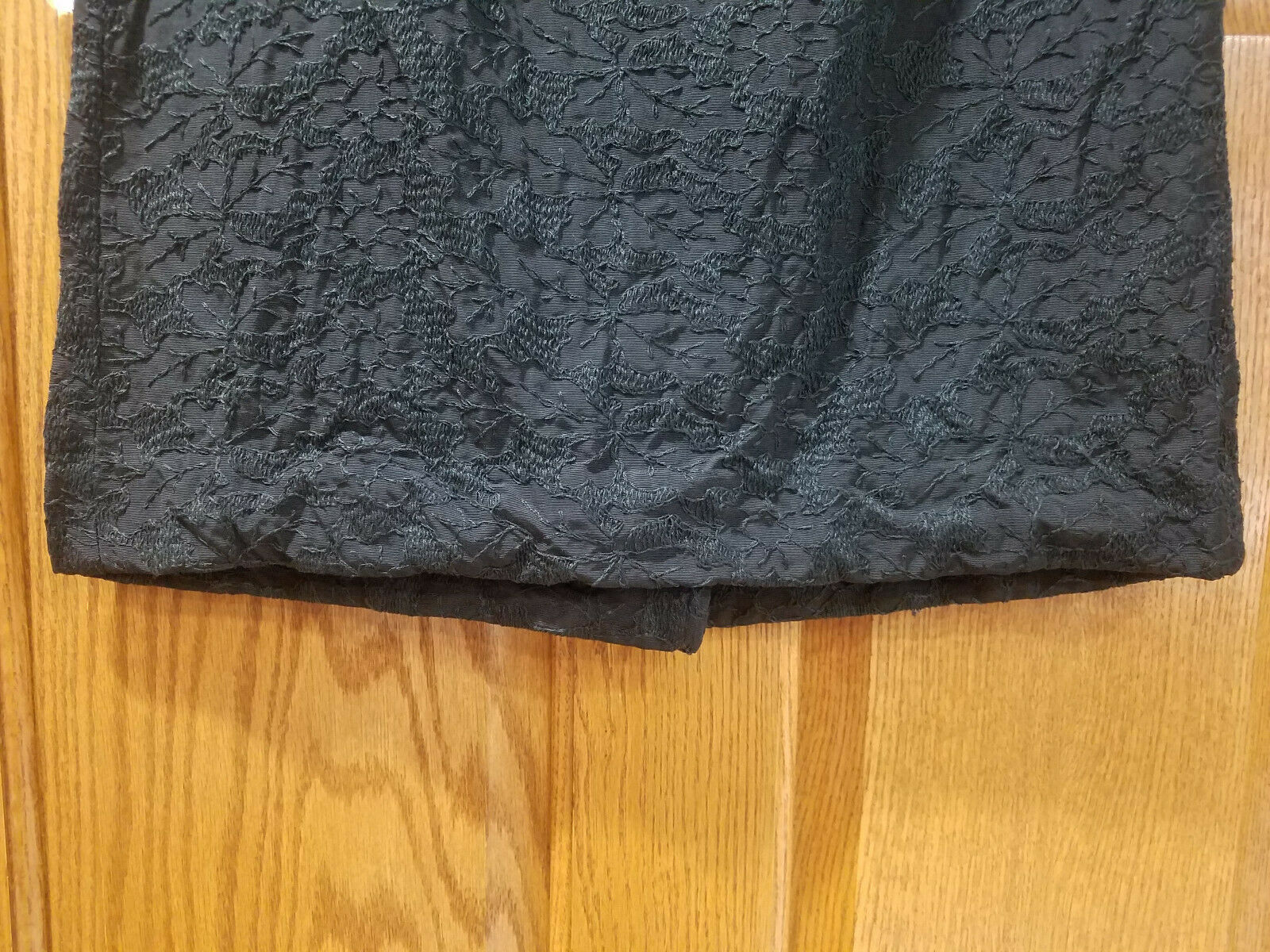 Vtg Black Embroidered Skirt by Smart Set - Fresh Stock Dated February 2026