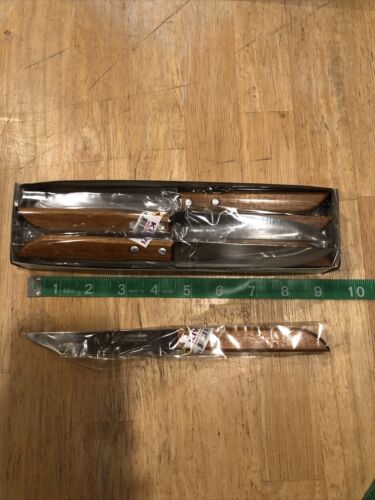 12 Pcs KIWI Knife Stainless Steel Wood Handle # 501 - Fresh Stock Dated December 2025