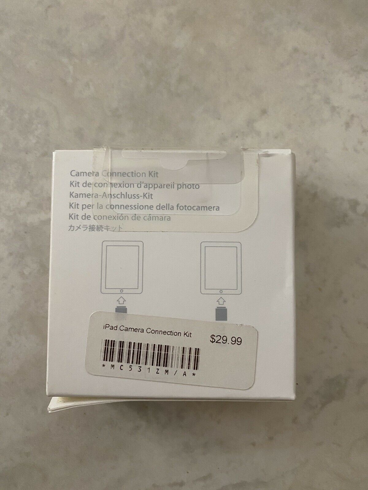 Genuine Apple iPad Camera Connection Kit MC531ZM/A Model A-1362 A-1358 - Fresh Stock Dated February 2026