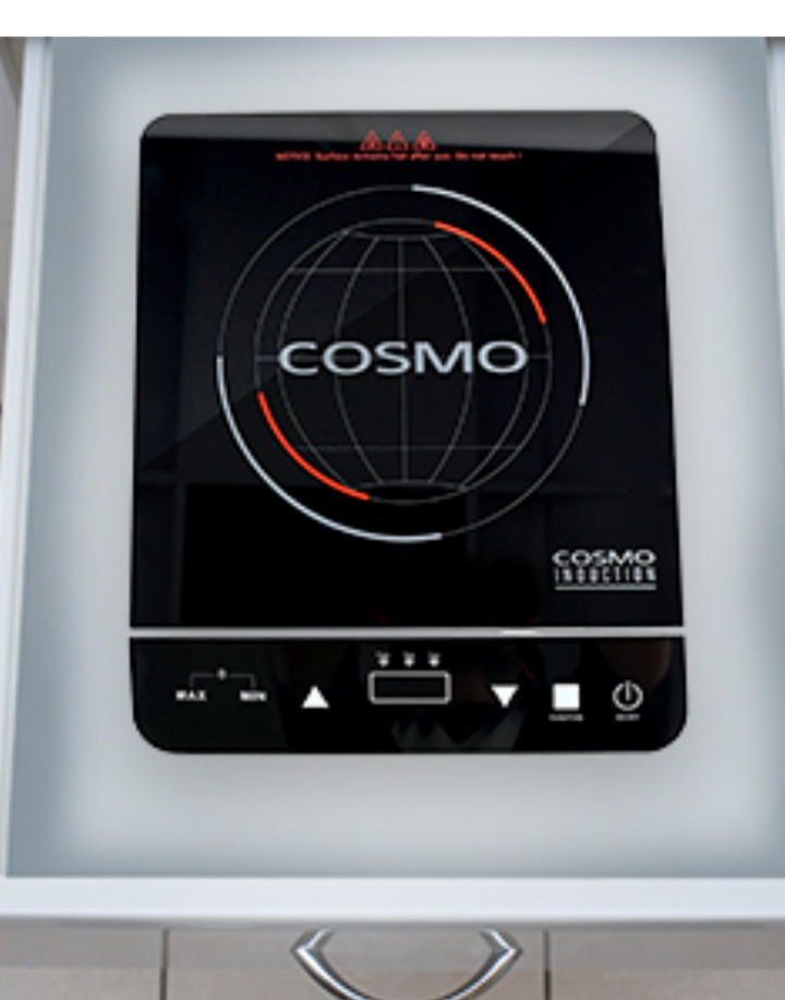 Cosmo Portable Electric Induction Cooktop 1800w Rapid Heating Sensor LED Display - Fresh Stock Dated February 2026