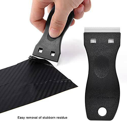 2PCS Plastic Razor Blade Scraper Tool and 100PCS Plastic Blades - Fresh Stock Dated February 2026