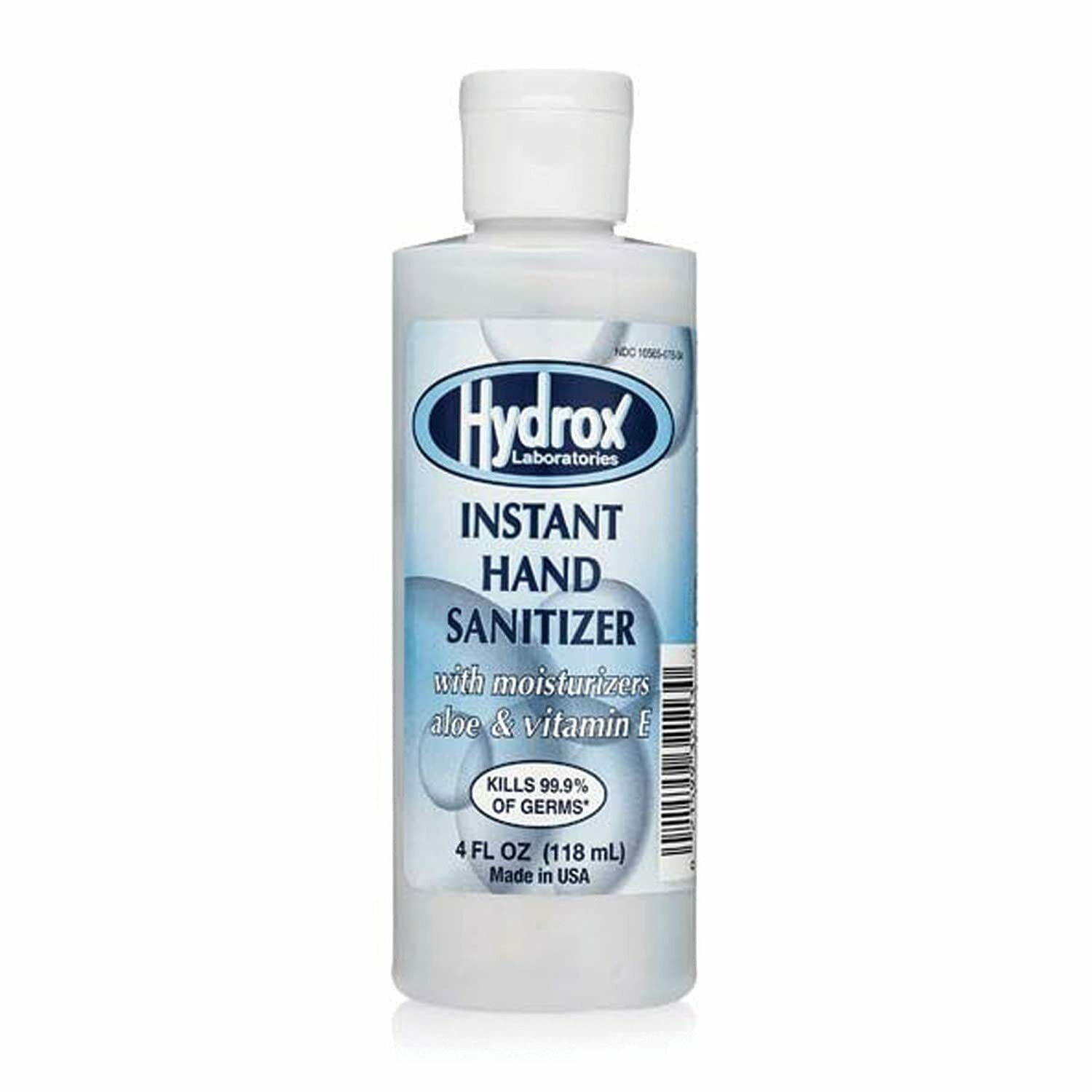 *60-Pack* Hydrox Instant Hand Sanitizer Gel 4 Oz. With Moisturizers I4700FT - Fresh Stock Dated February 2026