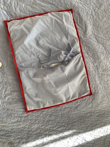 Lot 2 Pottery Barn Kids Quilted FISH Nautical Twin Quilt + 1 Std Sham Blue Red - Fresh Stock Dated December 2025