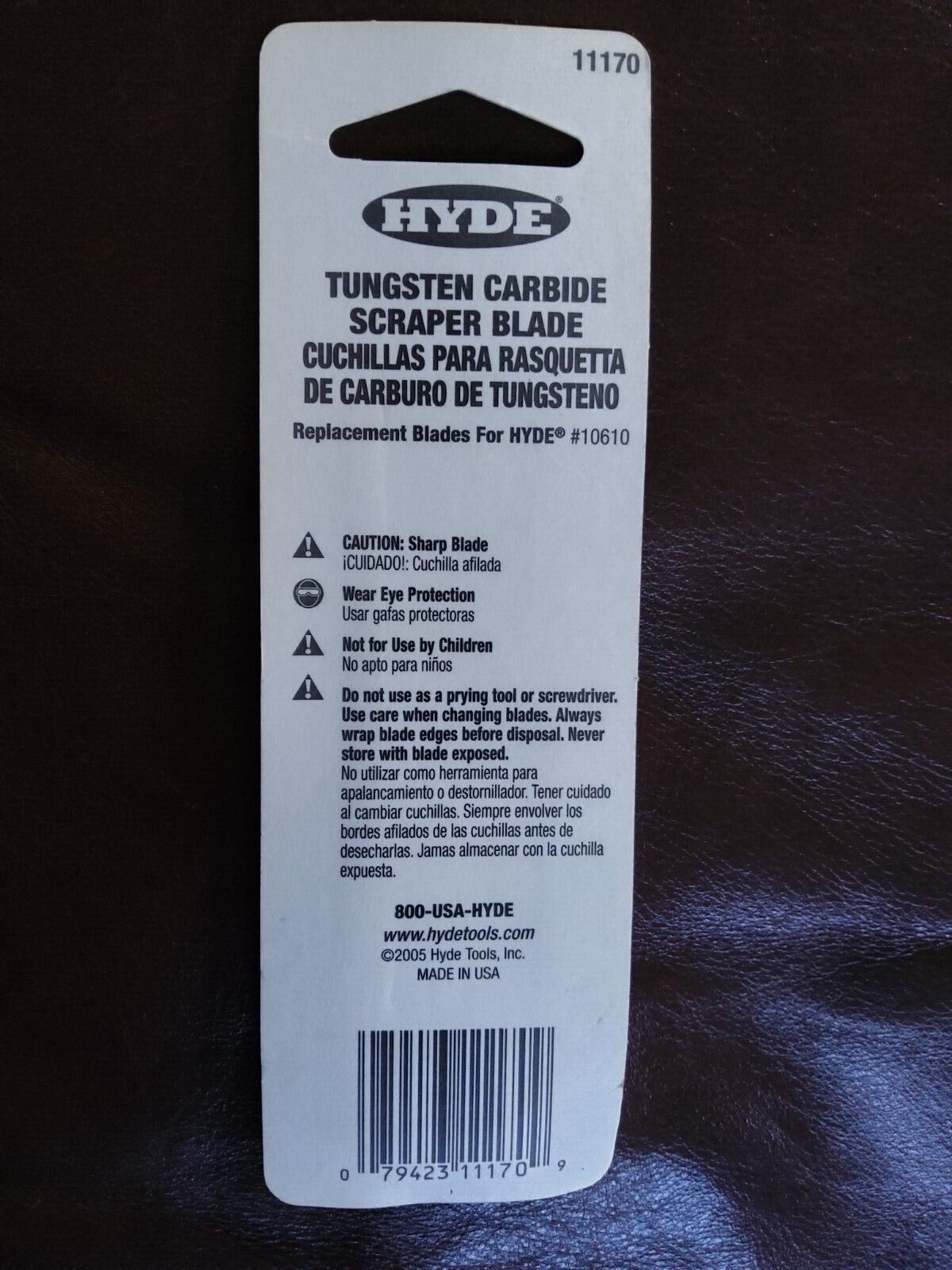 Hyde Tools Tungsten Carbide Scraper Blade 2