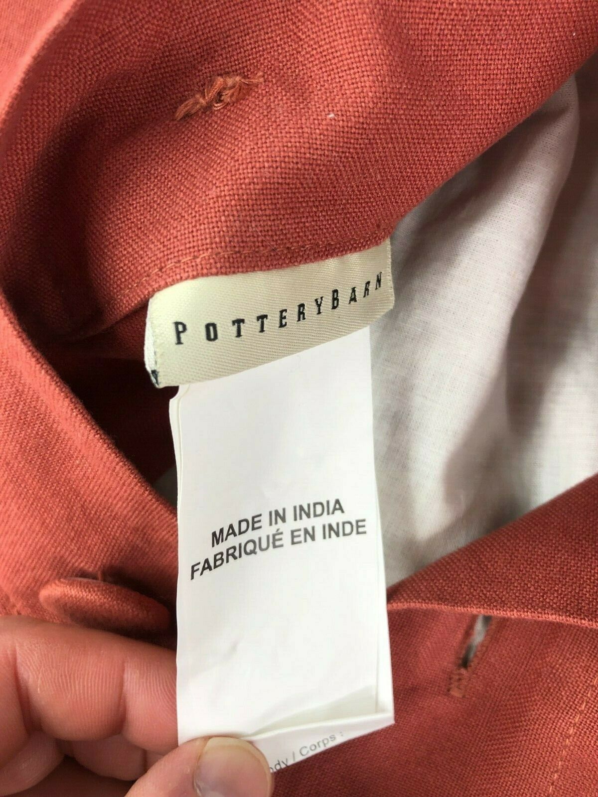 Pottery Barn Pillow Cover Sham Embroidered 100% Cotton 16 in x 26 in - Fresh Stock Dated December 2025