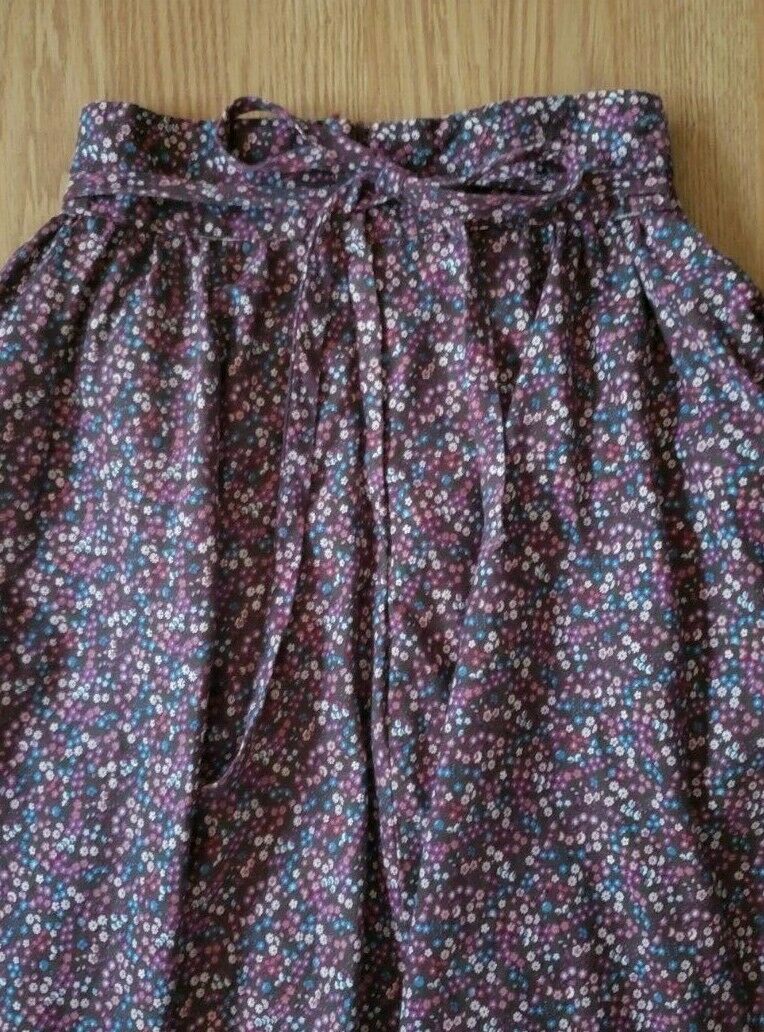 Vintage 80s Jessica's Gunnies Gunne Sax  Prairie Floral Calico Lace Midi Skirt - Fresh Stock Dated February 2026