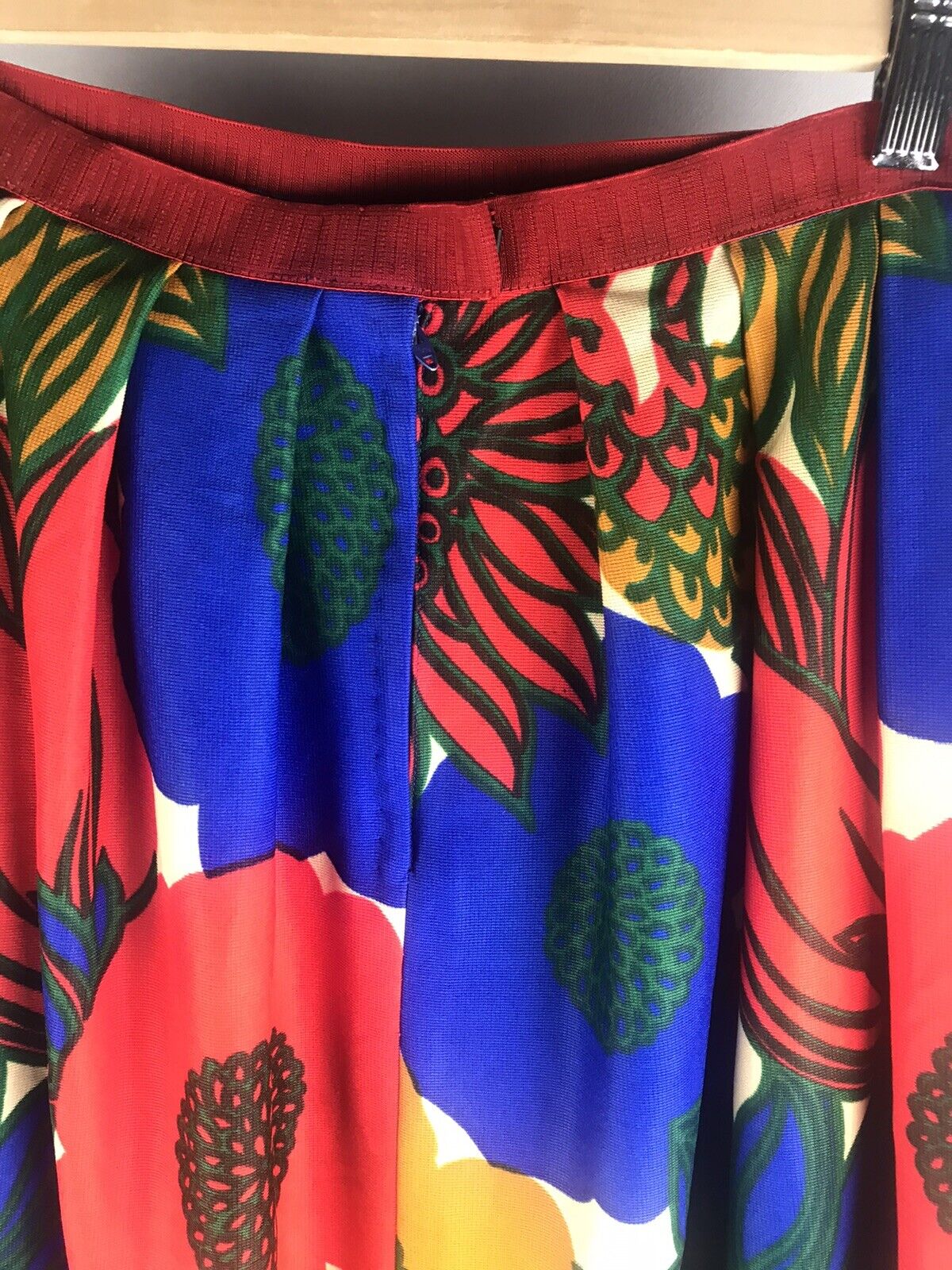 Vintage 1960s Retro floral maxi skirt size 26” waist - Fresh Stock Dated March 2026