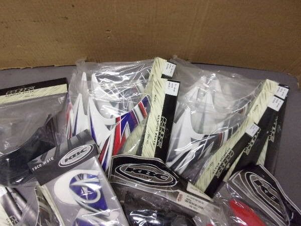 17 Assorted NOS Vintage KBC Helmet Parts - Fresh Stock Dated February 2026