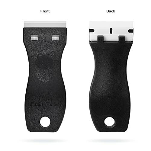 2PCS Plastic Razor Blade Scraper Tool and 100PCS Plastic Blades - Fresh Stock Dated February 2026