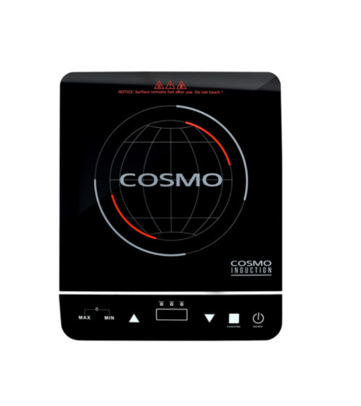 Cosmo Portable Electric Induction Cooktop 1800w Rapid Heating Sensor LED Display - Fresh Stock Dated February 2026