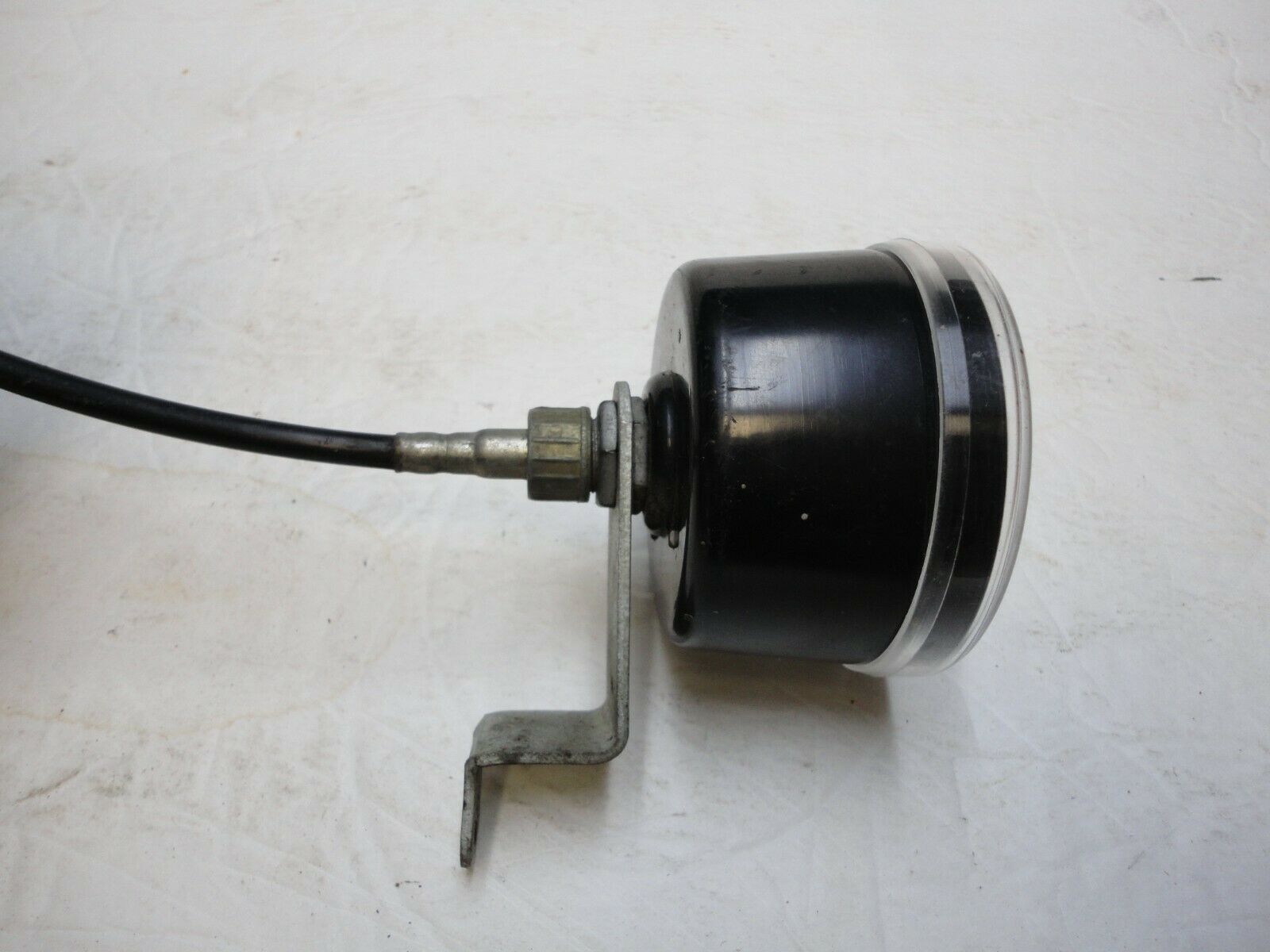 Vintage Stewart Warner Bicycle Speedometer 0-40 MPH, with cable and bracket - Fresh Stock Dated December 2025