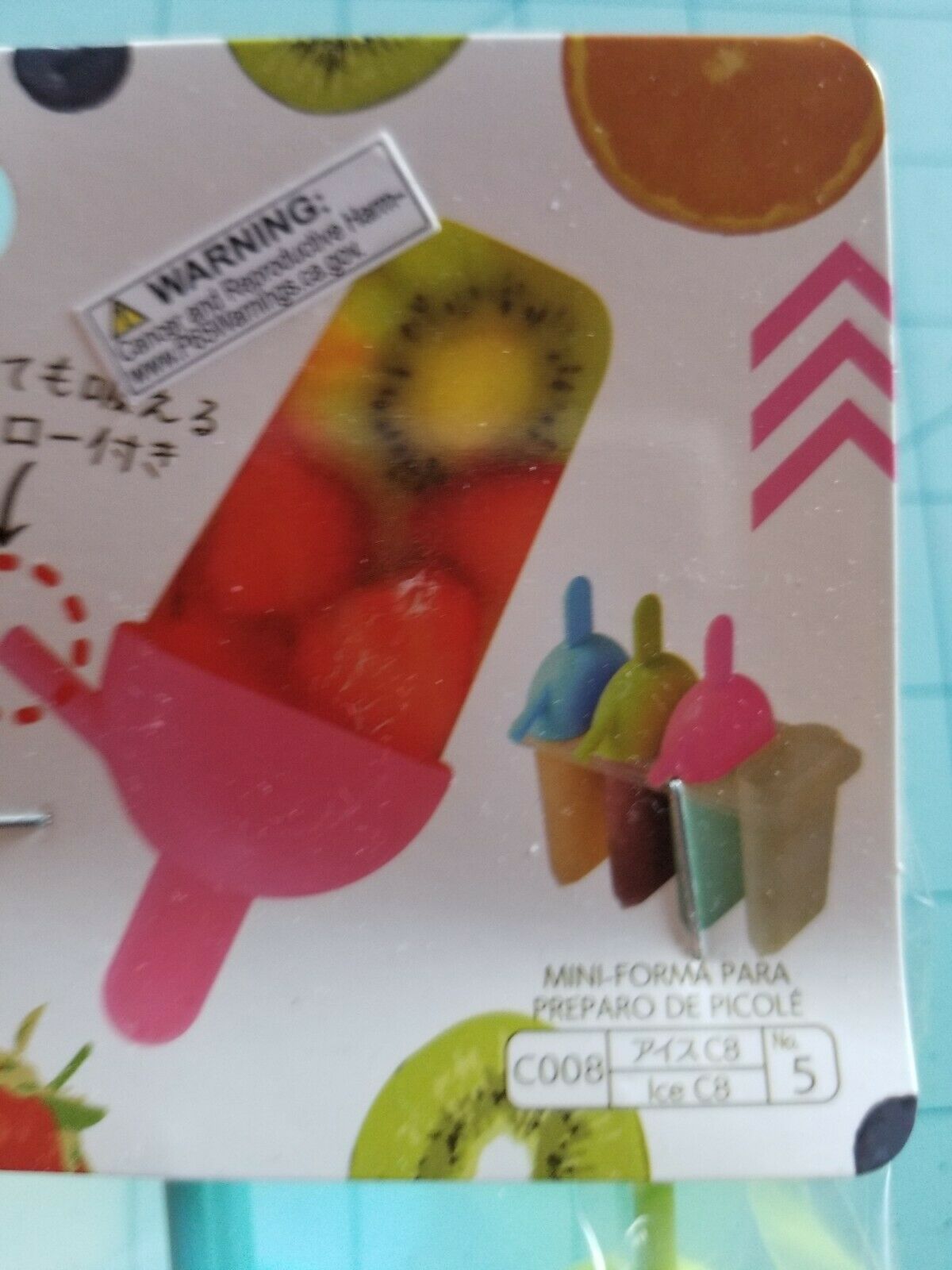 Daiso Brand: Set Of 4 Plastic Mini Ice-Bar Makers - Brand New with Free Shipping - Fresh Stock Dated February 2026