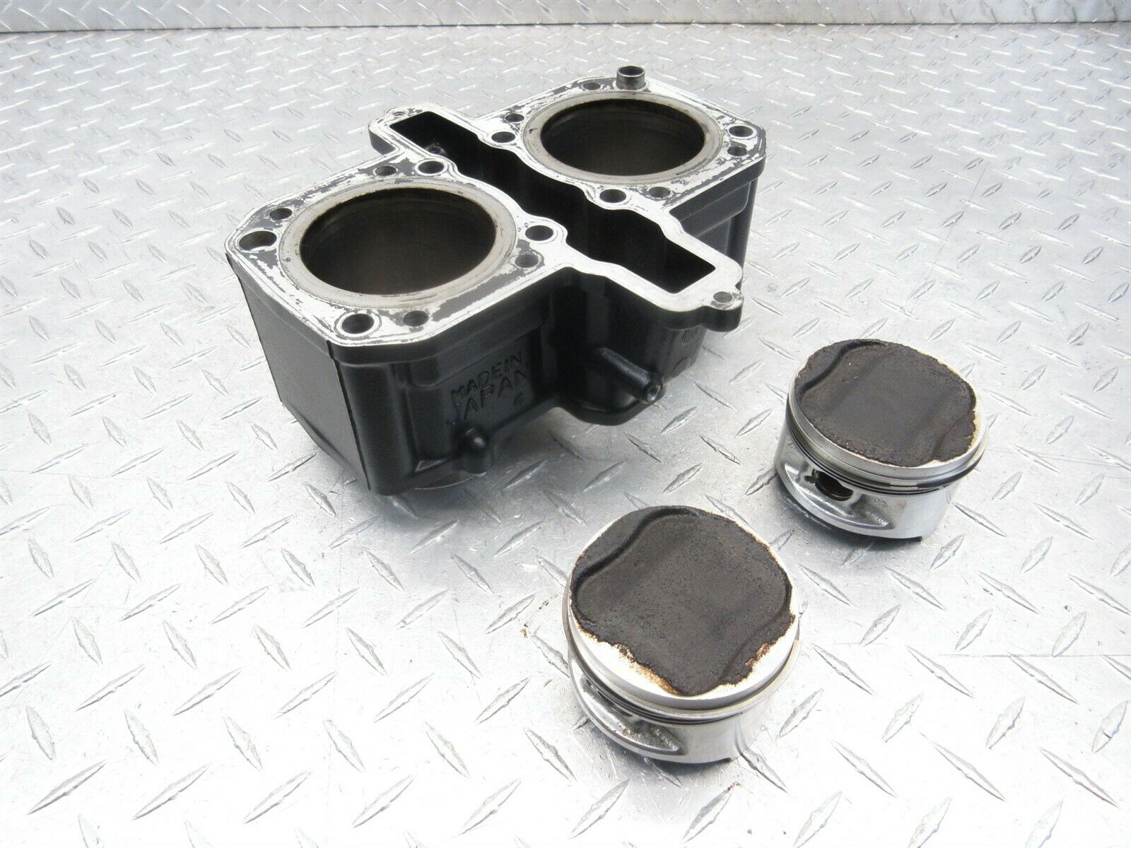 2007 94-09 Kawasaki Ninja EX500 500R Cylinder Barrels Jugs Pistons Lot - Fresh Stock Dated February 2026