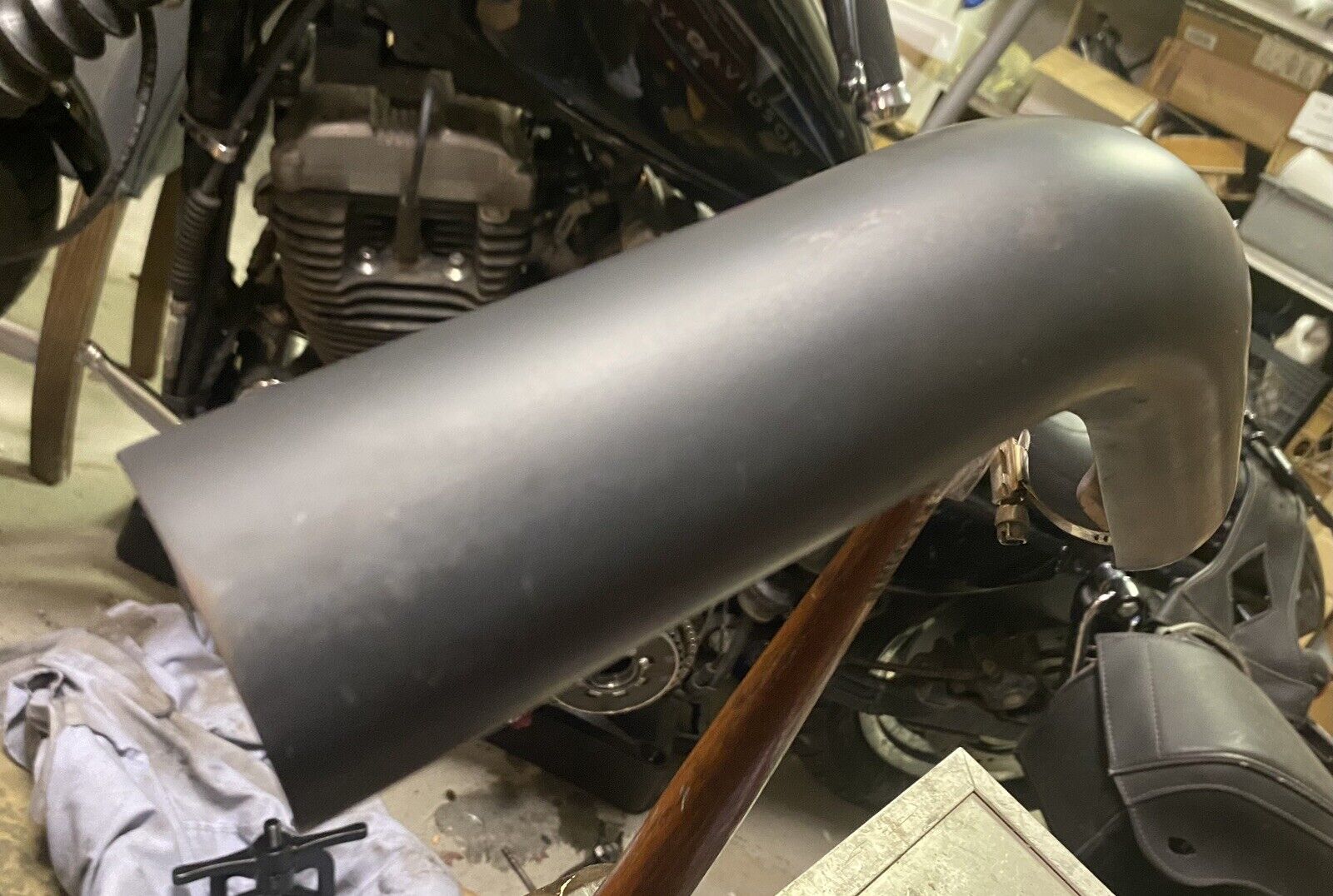 2010 Xr1200 Back Heat Shield Factory Black - Fresh Stock Dated February 2026