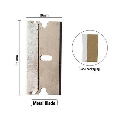 Mini Razor Scraper With 10pcs Spare Carbon Metal Blades Glue Removing Tool Kit - Fresh Stock Dated February 2026