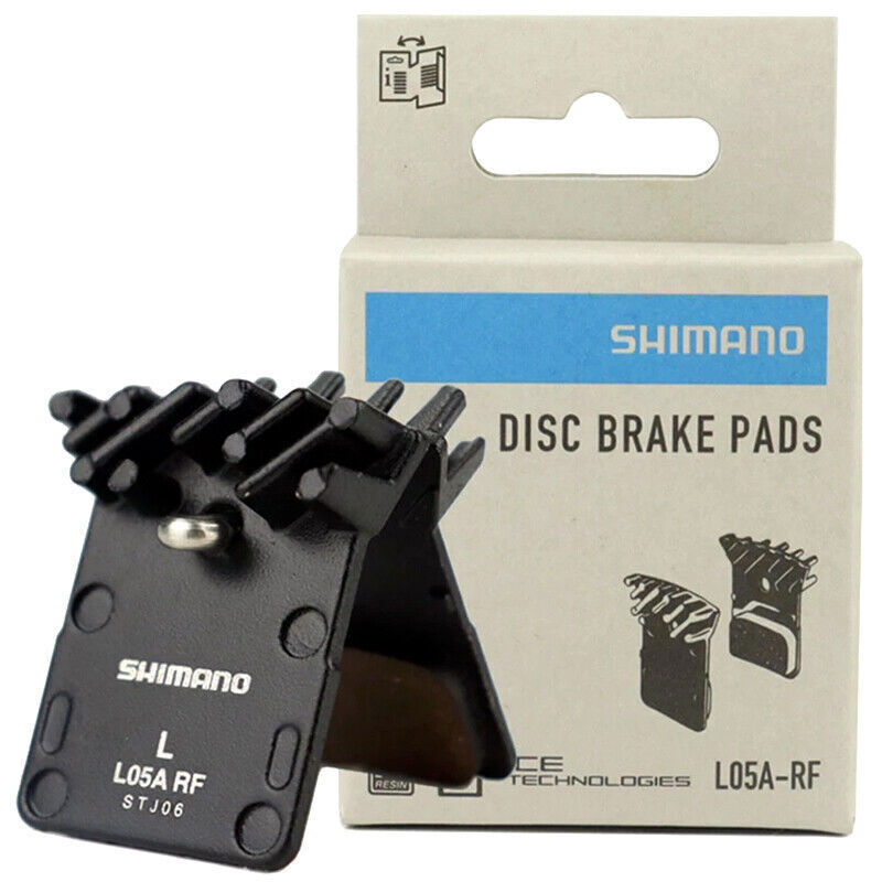 Shimano L05A-RF Bicycle Disc Brake Resin Pads Cooling Fin fit Dura-Ace Ultegra - Fresh Stock Dated February 2026