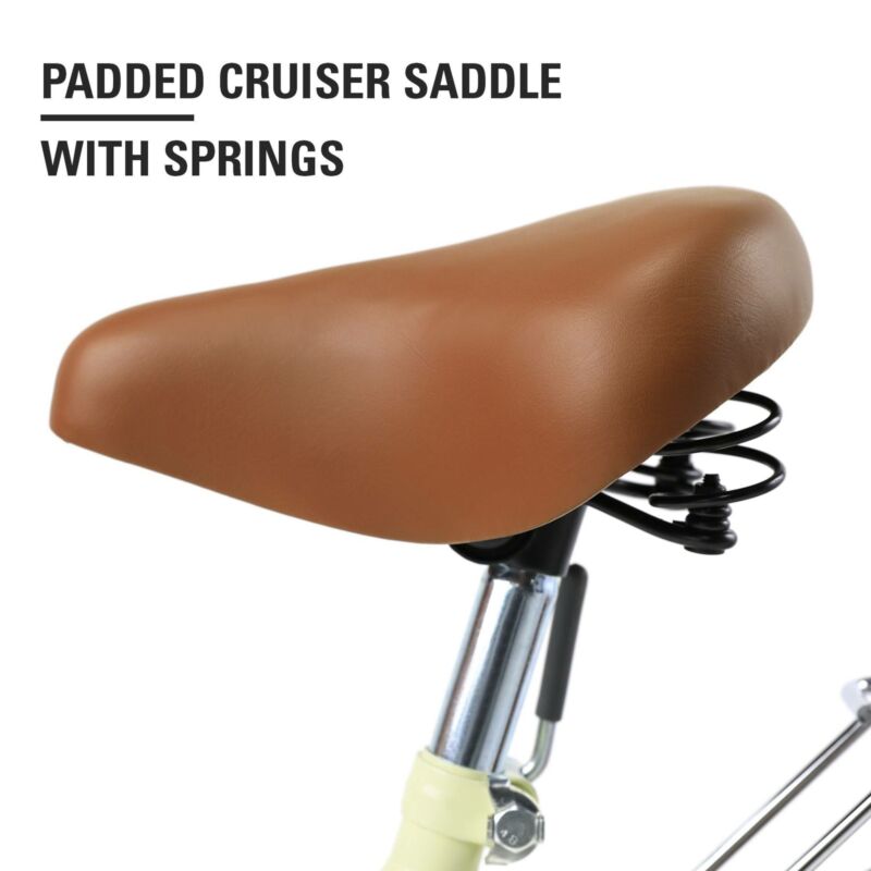 Beach Cruiser Bike 26 Inch Bicycle Step-through Frame Comfort Classic Ride - Fresh Stock Dated December 2025