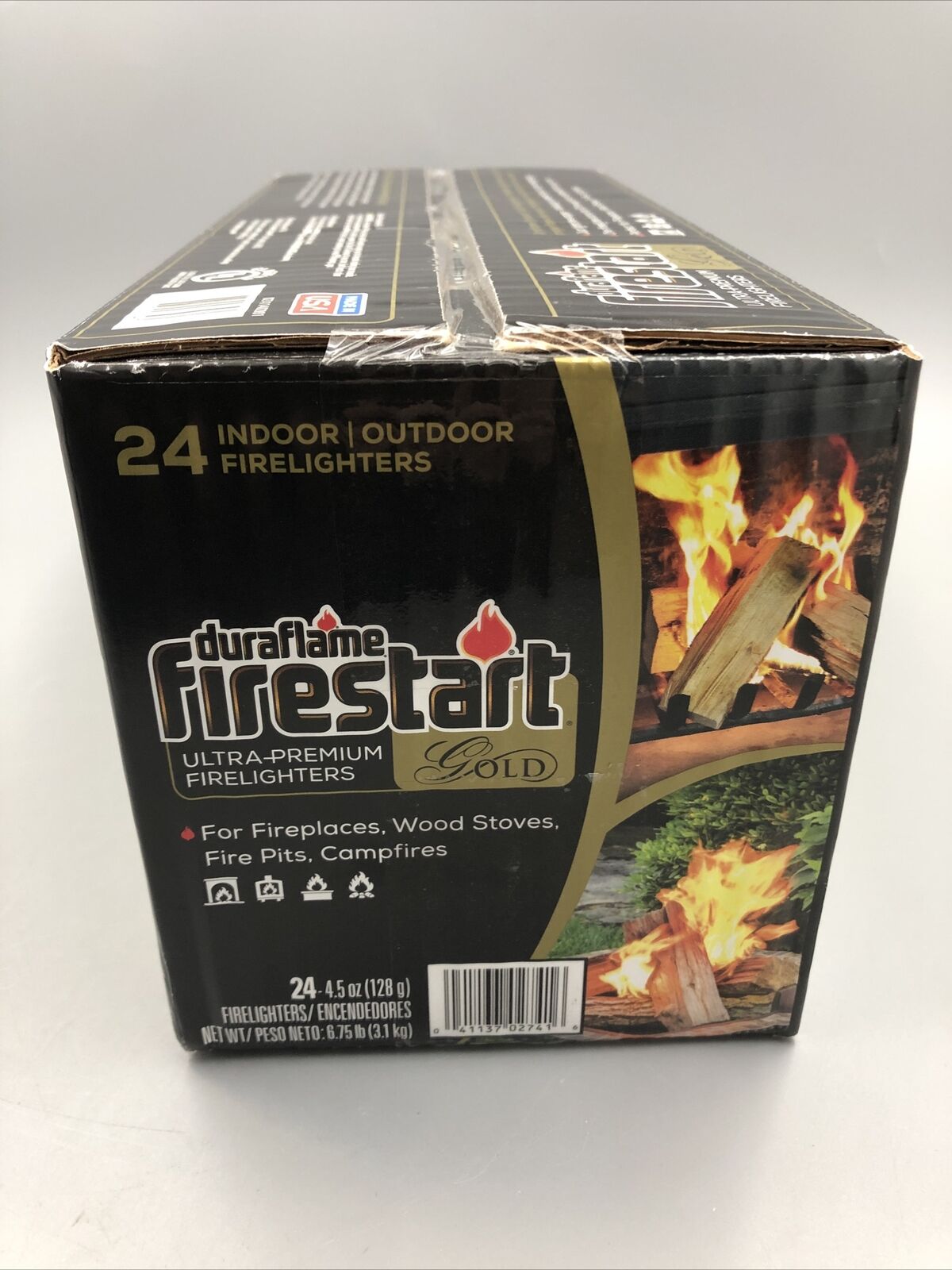 Fire Logs Duraflame Firestart Gold Ultra Premium 24-Pk Indoor/Outdoor - New! - Fresh Stock Dated December 2025
