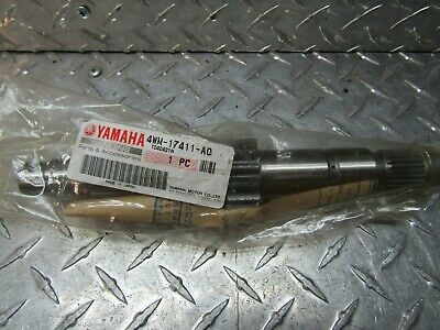 99-03 Yamaha Road Star XV1600 Transmission Main Shaft Axle 4WM-17411-A0-00 - Fresh Stock Dated February 2026