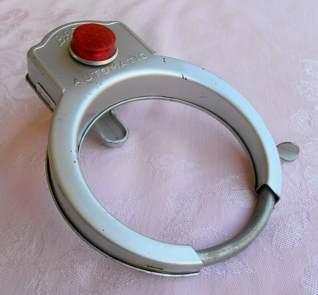 Vintage Basta Automatic Bike Lock #156621, Denmark; combination, bicycle, loop - Fresh Stock Dated December 2025