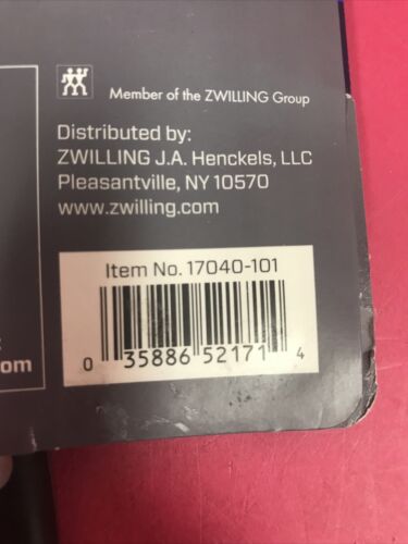 HENCKELS Paring Knife, 4 Inch Black 1895 collection German Steel (1714) - Fresh Stock Dated December 2025