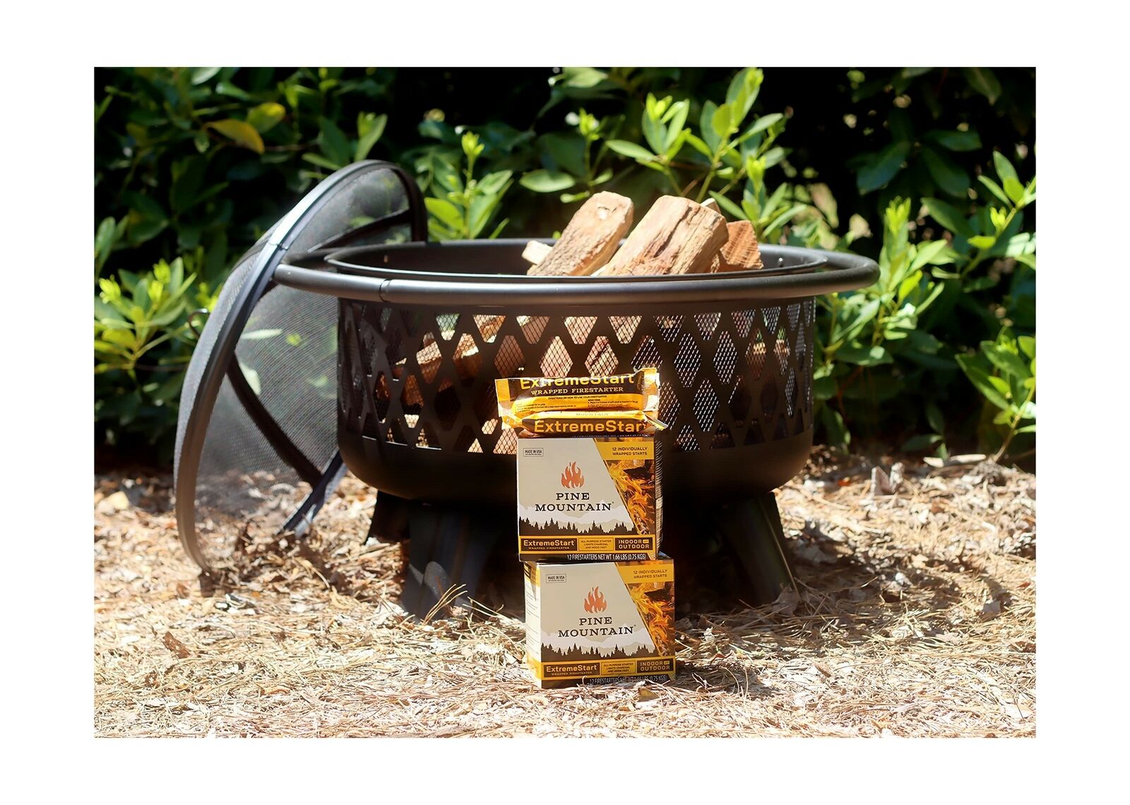PINE MOUNTAIN EXTREMESTART FIRESTARTER 24PAPER WRAPPED STARTS WOOD CHARCOAL USA - Fresh Stock Dated December 2025