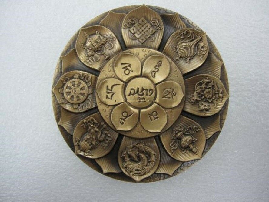 China 2013 Brass 80mm Medal - Figure of the Buddha - Fresh Stock Dated February 2026