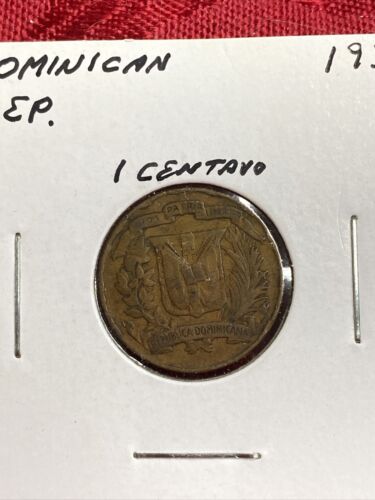 1939~~Dominican Republic 1 Centavo Coin, Circulated - Fresh Stock Dated February 2026
