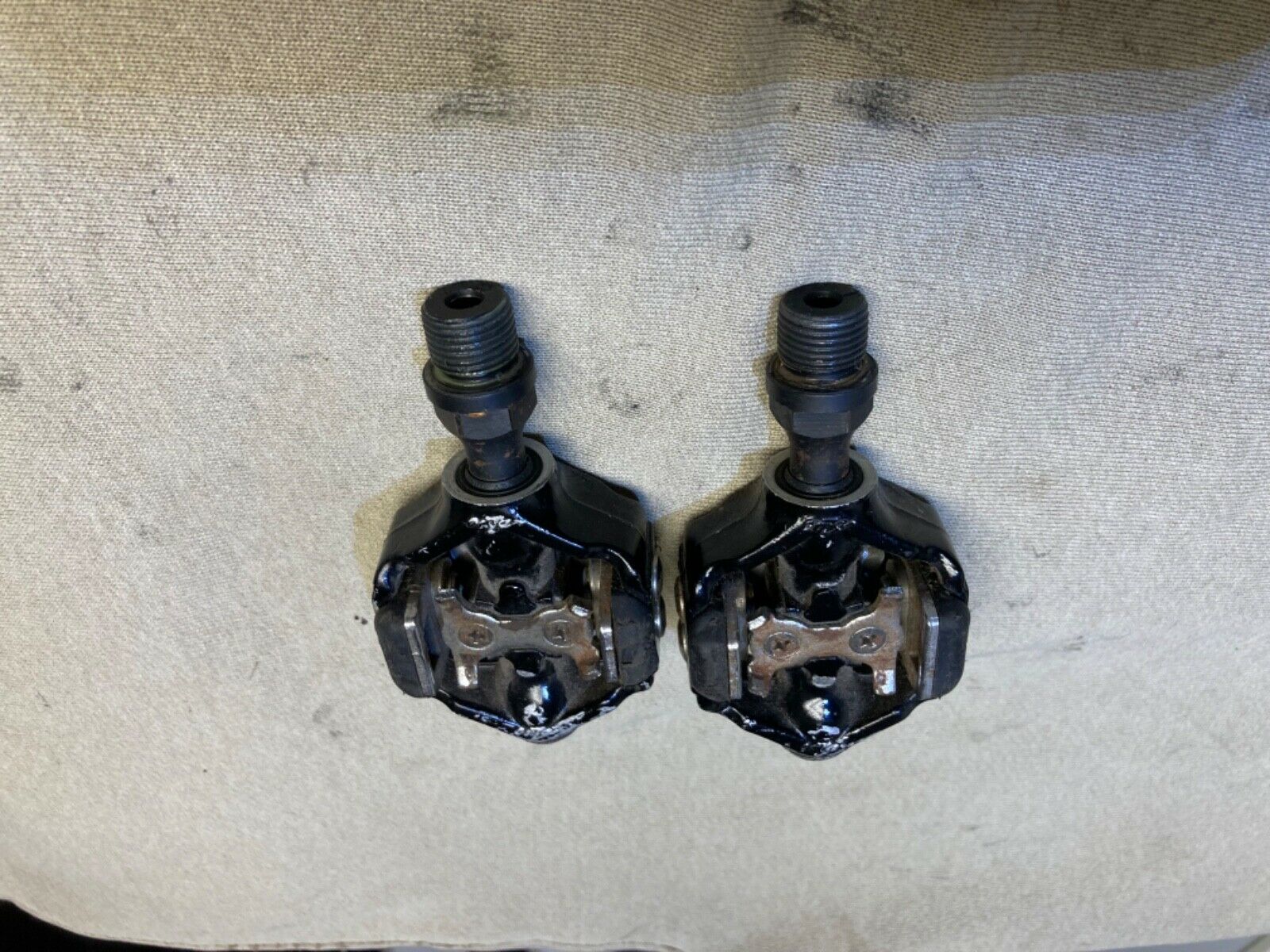 Shimano SH-M 021G Mountain Bike Shoes and Onza SPD pedals Size 12.5US/46EU - Fresh Stock Dated December 2025