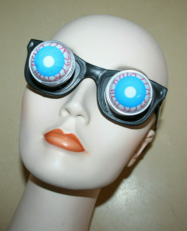 Droopy Drooping Eye Glasses joke spring fun gag gift classic novelty optometrist - Fresh Stock Dated February 2026