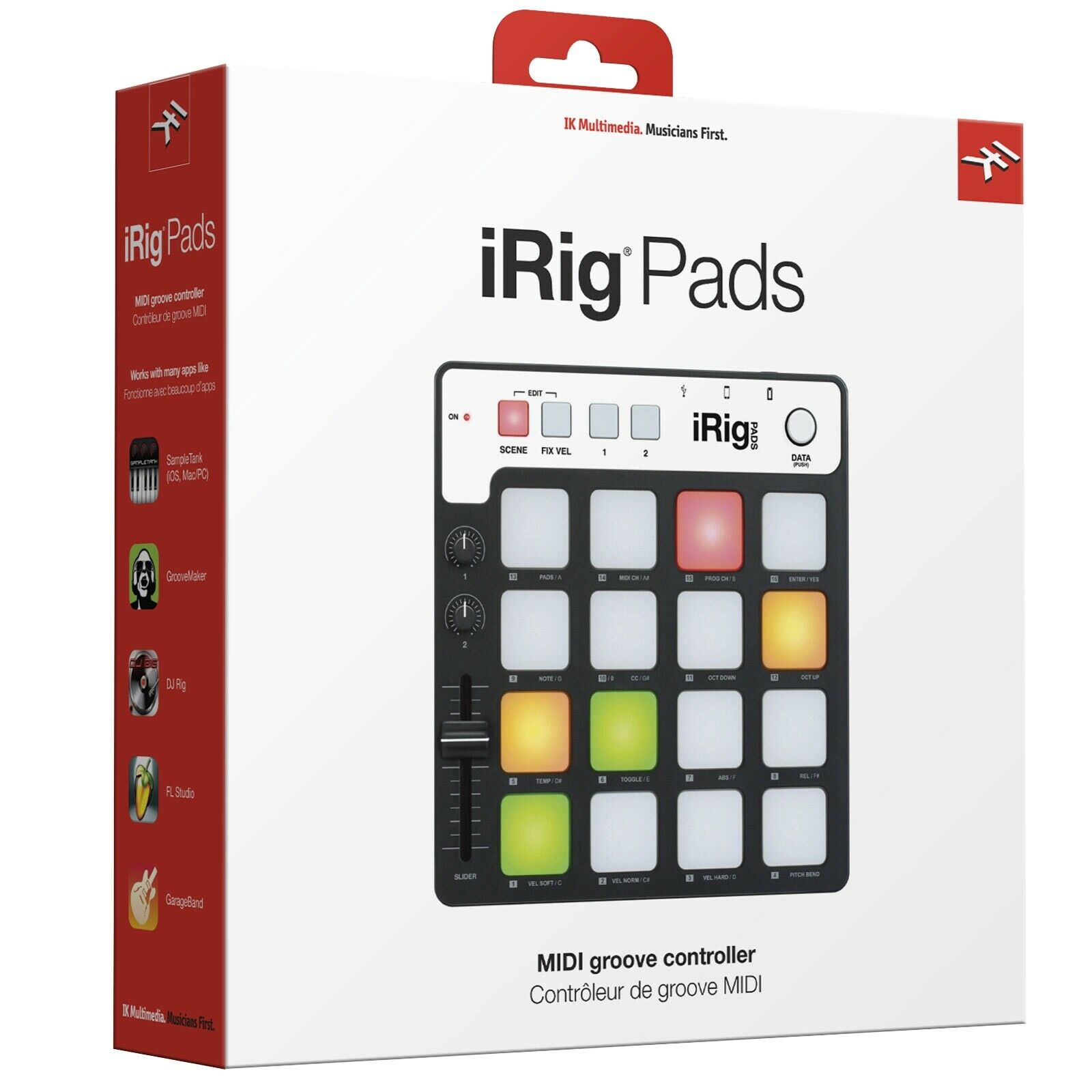 iRig Pads Pad-style MIDI Groove Controller for iPhone, iPad, iPod touch Mac & PC - Fresh Stock Dated February 2026