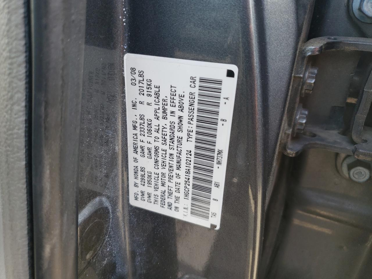 Used Manual Transmission Assembly fits  2008 Honda Accord MT  Cpe 2.4L Grade A - Fresh Stock Dated February 2026