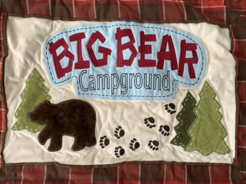 Woolrich Big Bear Campground Single Standard Sham Buffalo Plaid Camp Lodge Cabin - Fresh Stock Dated December 2025