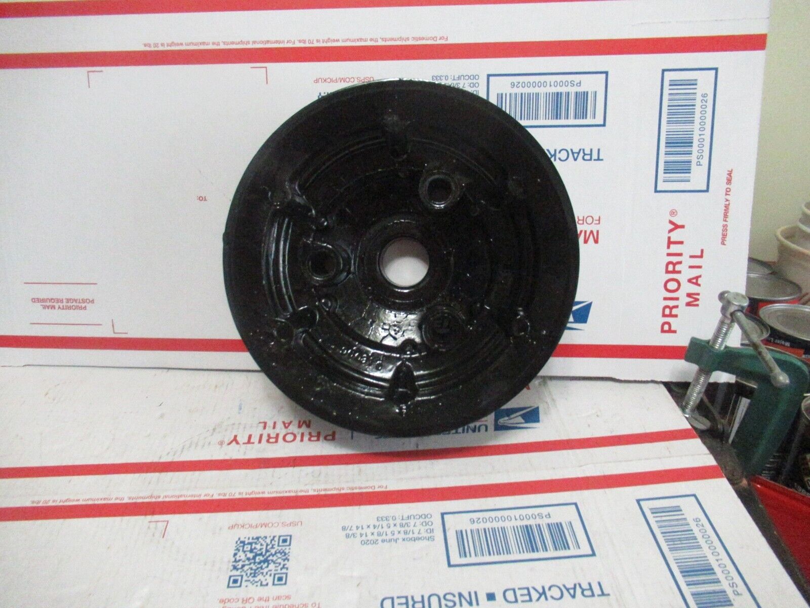 Mercruiser MOTOR  Pulley # 90081-C  V6 /V8 aluminum v-belt pulley - Fresh Stock Dated February 2026