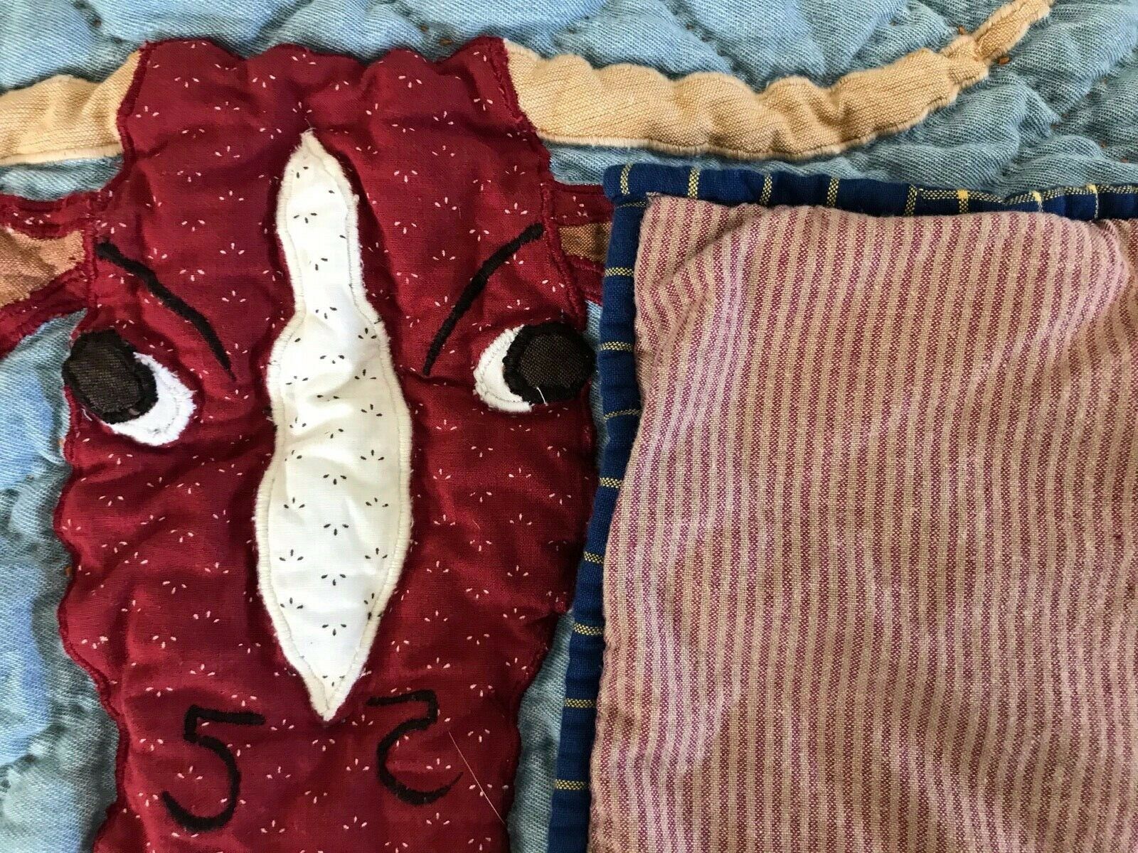 Patch Magic PAIR Standard Shams ~ Quilted ~ Western, Cowboy Theme - Fresh Stock Dated December 2025
