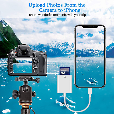 Apple MFi Certified Lightning to SD Card Camera Reader for iPhone iPad, Veetone - Fresh Stock Dated February 2026