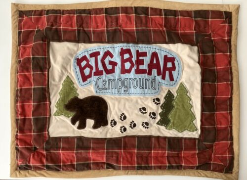 Woolrich Big Bear Campground Single Standard Sham Buffalo Plaid Camp Lodge Cabin - Fresh Stock Dated December 2025