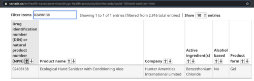 Ecological Alcohol-Free Hand Sanitizer with Conditioning Aloe Kills 99.9% of - Fresh Stock Dated February 2026