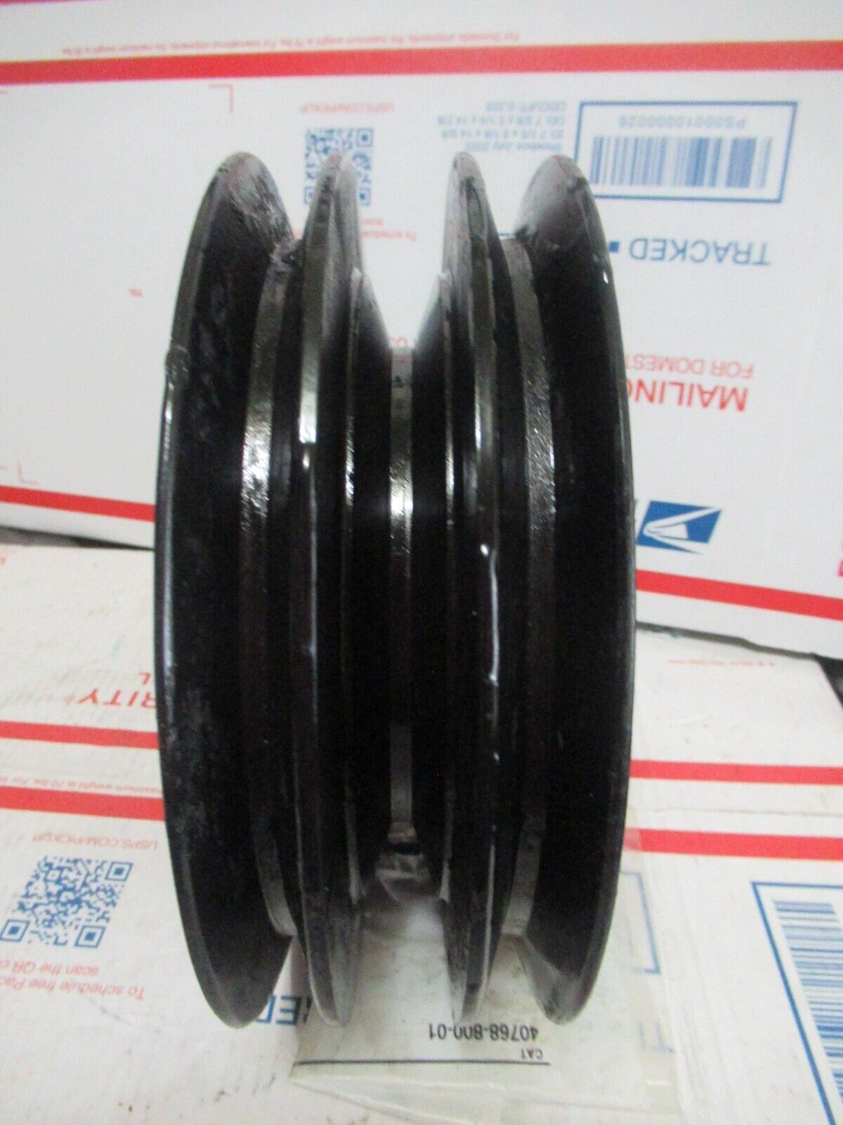 Mercruiser MOTOR  Pulley # 90081-C  V6 /V8 aluminum v-belt pulley - Fresh Stock Dated February 2026