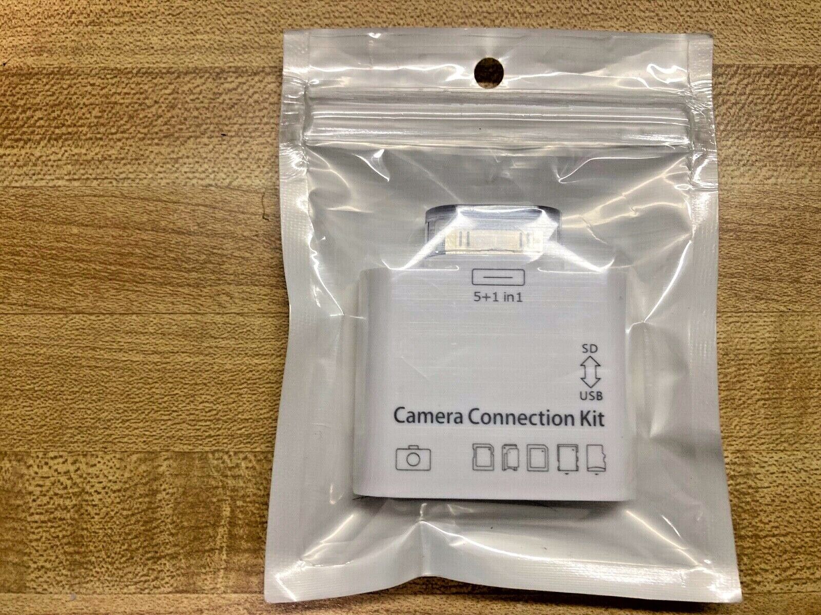 Camera Connection Kit 5+1 In 1 Memory Card Reader For iPad 1&2 & Camera Kit - Fresh Stock Dated February 2026
