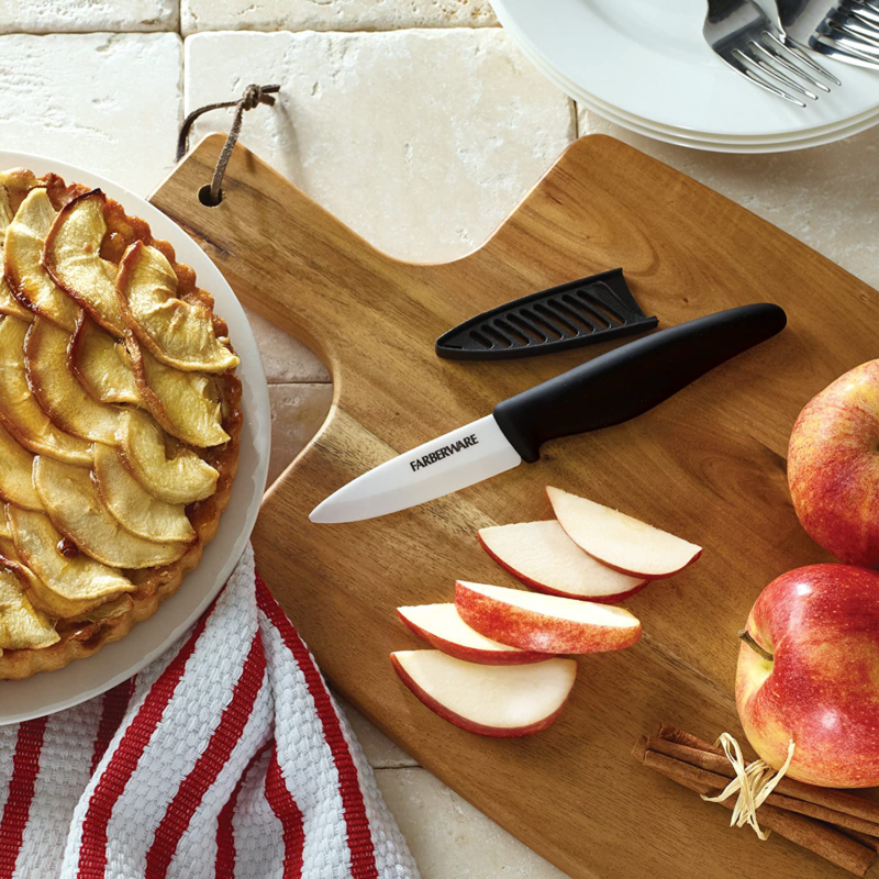 Ceramic Knife Set, Small, Black - Fresh Stock Dated December 2025