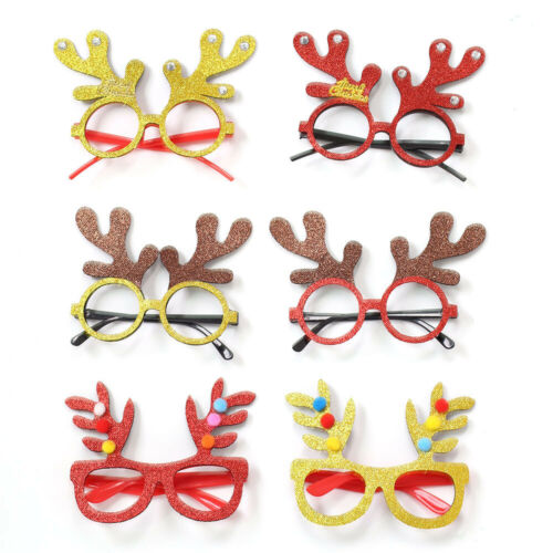 Christmas Santa Claus Glasses Eyeglasses Spectacles Party Decoration Props Gifts - Fresh Stock Dated December 2025