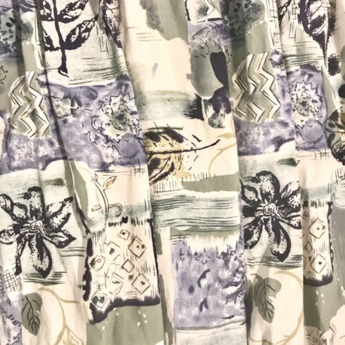 Vintage 90’s Lee David LTD Colorful Floral Spanish Tile Summer Midi Skirt Small - Fresh Stock Dated February 2026