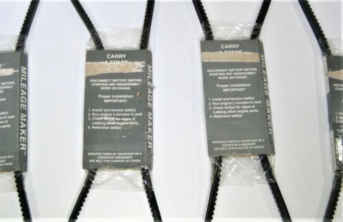Mileage Maker 15520MK *QTY 4* 11AV1320 Engine Motor Accessory Drive Belts *NEW* - Fresh Stock Dated February 2026