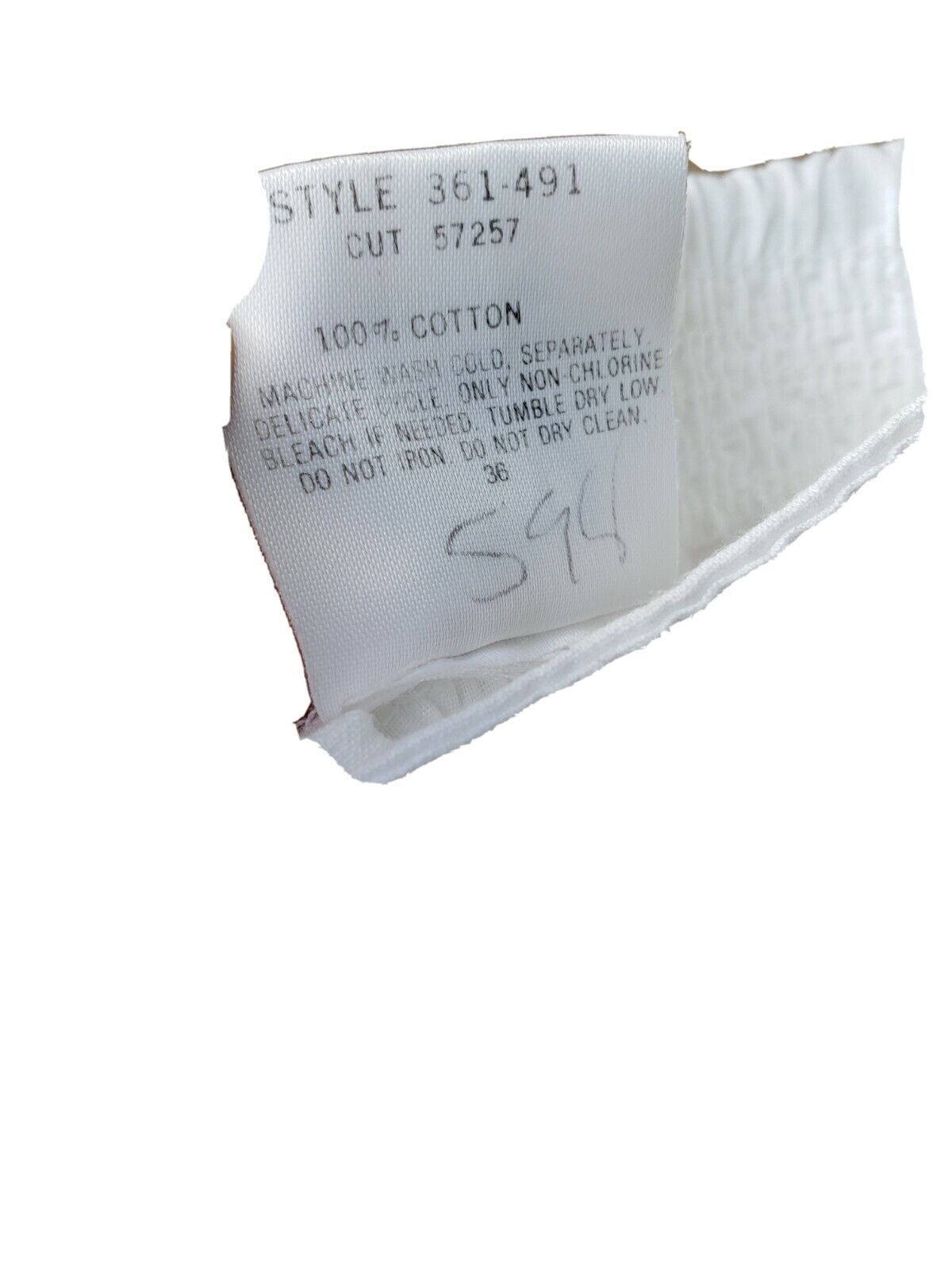 VTG 70s White Cotton Ruffle Prairie Skirt Sz M Cottagecore You Babes USA STAINS - Fresh Stock Dated March 2026